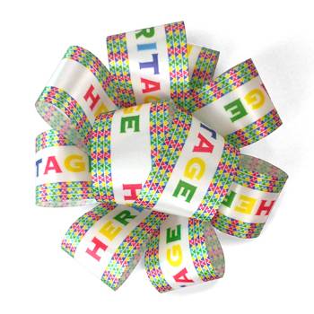 1½" Badge Satin Bow
